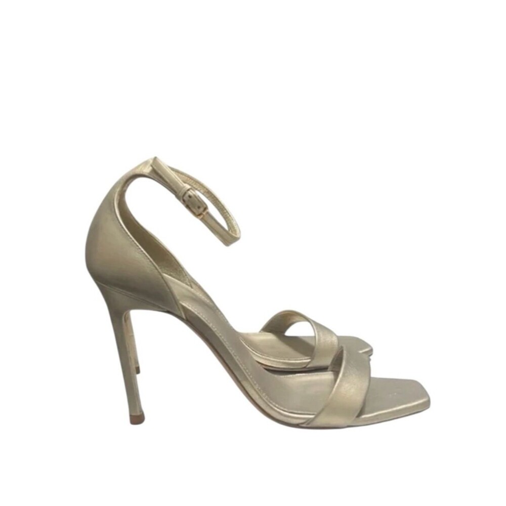 Saint Laurent Amber Ankle Strap Sandal Size 37.5 EU